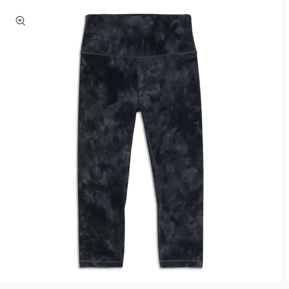 Lululemon Align High-Rise Crop 21” Diamond Dye Pitch Grey Graphite Grey Leggings